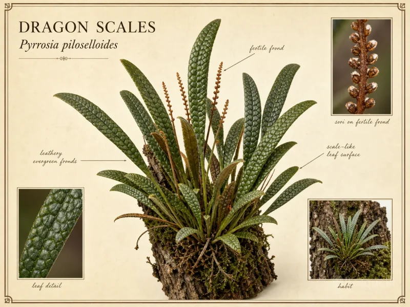 Dragon Scales (Pyrrosia piloselloides)