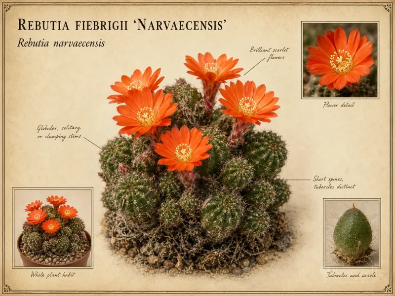 Rebutia fiebrigii ‘Narvaecensis’ (Rebutia narvaecensis)