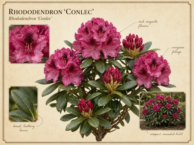 Rhododendron ‘Conlec’ (Rhododendron Autumn Royalty)