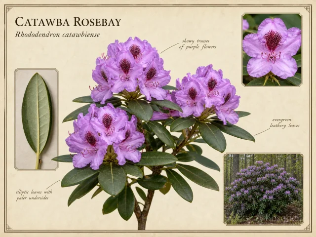 Catawba Rosebay (Rhododendron catawbiense)