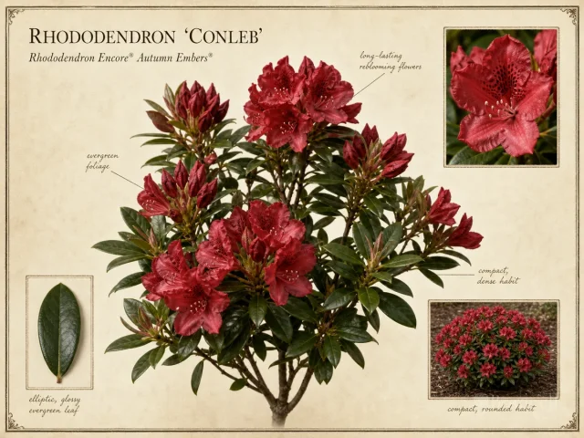 Rhododendron ‘Conleb’ (Rhododendron Encore® Autumn Embers®)