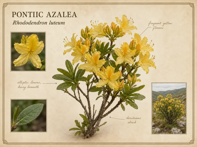 Pontic Azalea (Rhododendron luteum)
