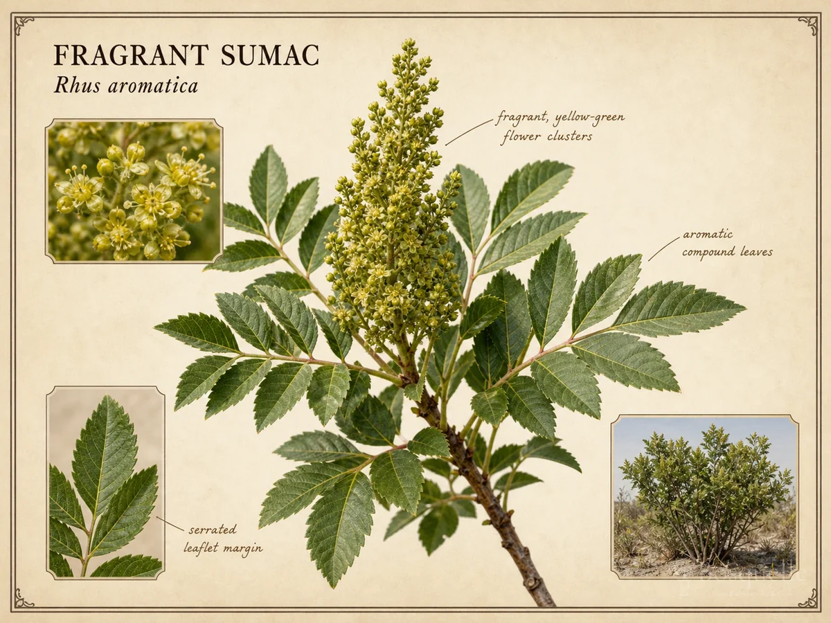Fragrant Sumac — Let a colony fill a bank, or keep cutting the edge