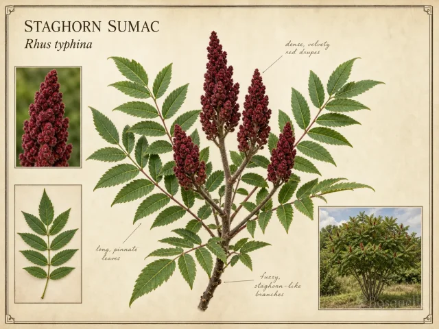 Staghorn Sumac — Water a young plant, then let it take dry spells