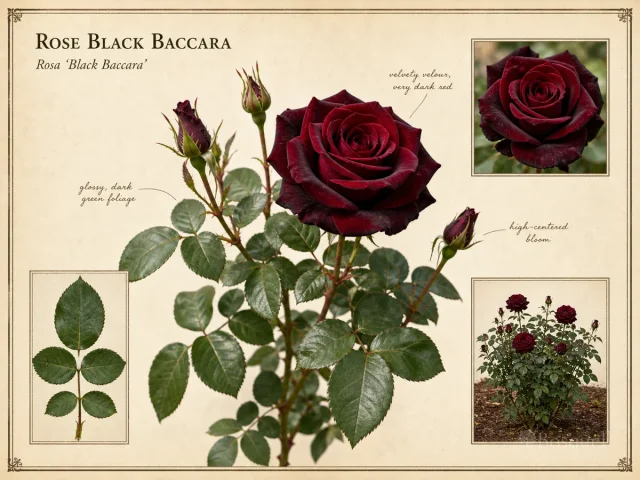 Rose Black Baccara