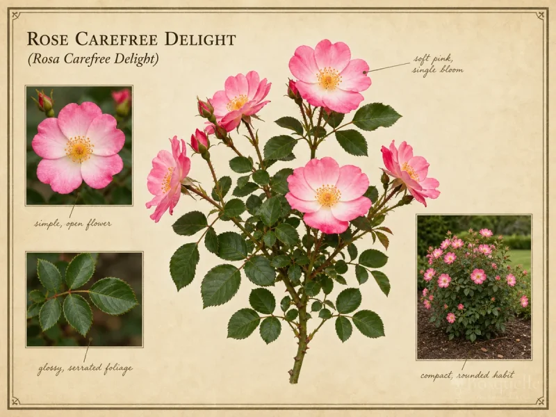 Rose Carefree Delight (Rosa Carefree Delight)