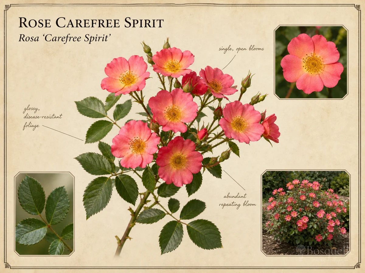 Rose Carefree Spirit (Rosa Carefree Spirit)