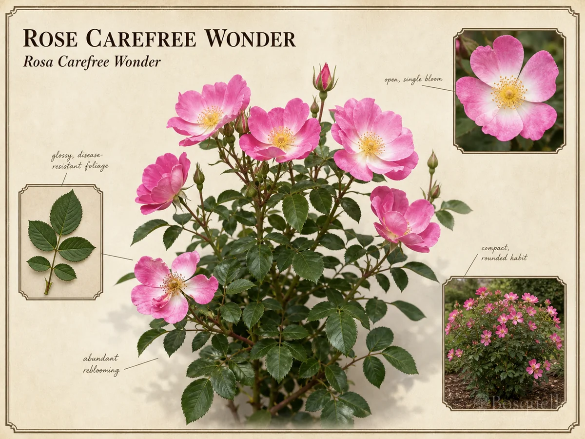 Rose Carefree Wonder (Rosa Carefree Wonder)
