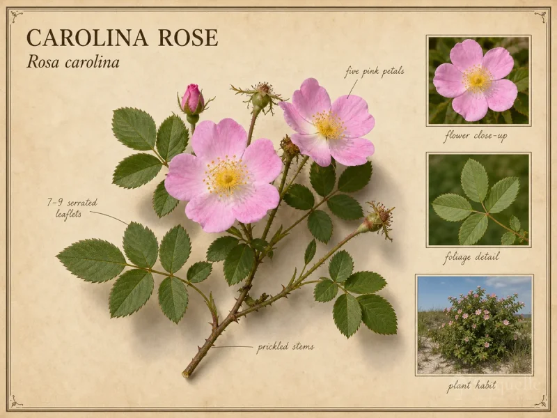 Carolina Rose (Rosa carolina)