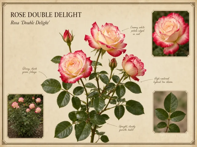 Rose Double Delight (Rosa Double Delight)