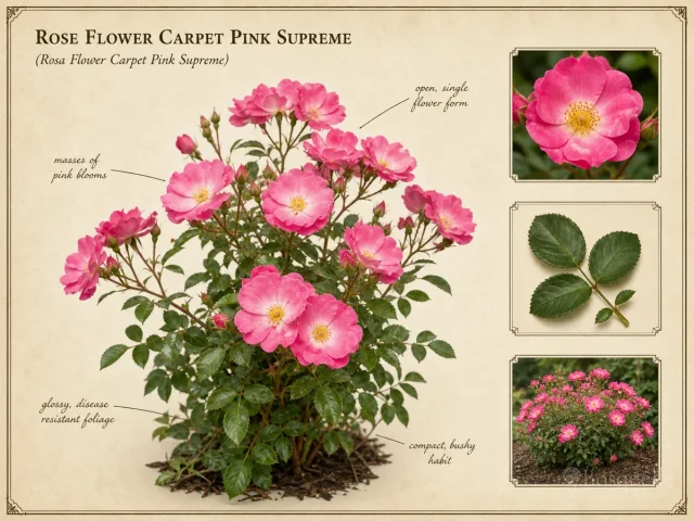 Rose Flower Carpet Pink Supreme (Rosa Flower Carpet Pink Supreme)