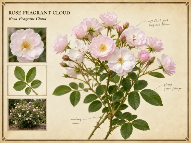 Rose Fragrant Cloud (Rosa Fragrant Cloud)