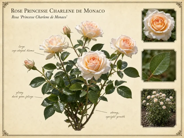 Rose Princesse Charlene de Monaco