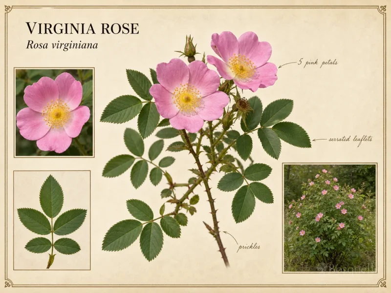 Virginia Rose (Rosa virginiana)