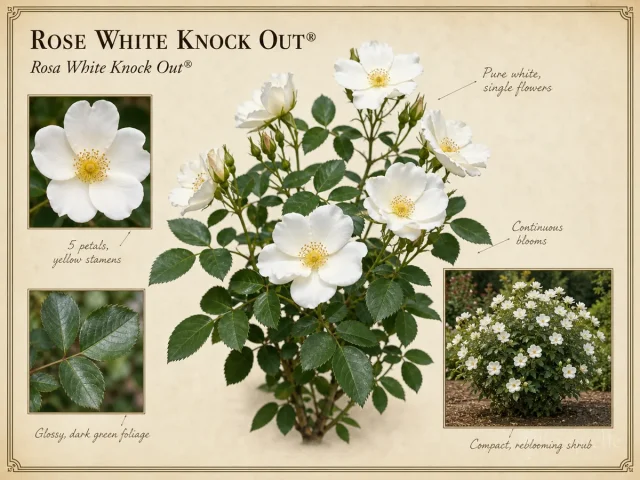 Rose White Knock Out®