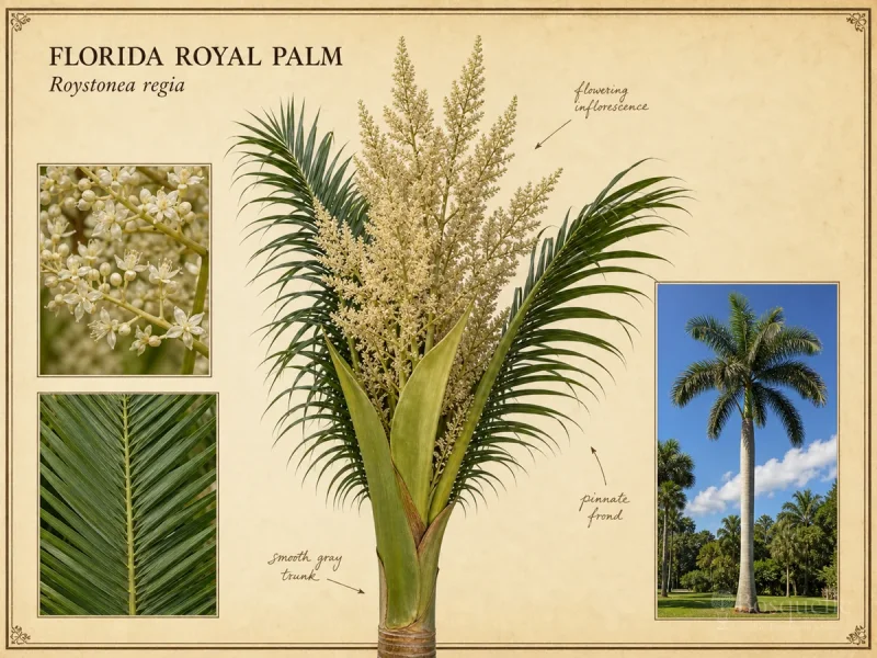 Florida Royal Palm — Wear gloves, clean the pulp, and sow the seed
