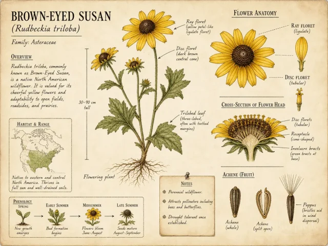 Brown-Eyed Susan — Triloba / sweet coneflower (8)