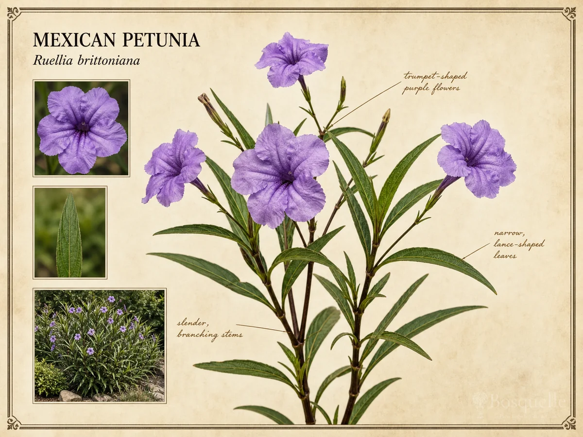 Mexican Petunia (Ruellia brittoniana)