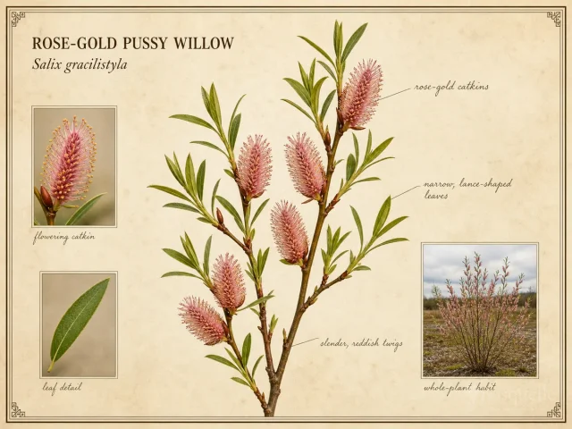 Rose-Gold Pussy Willow