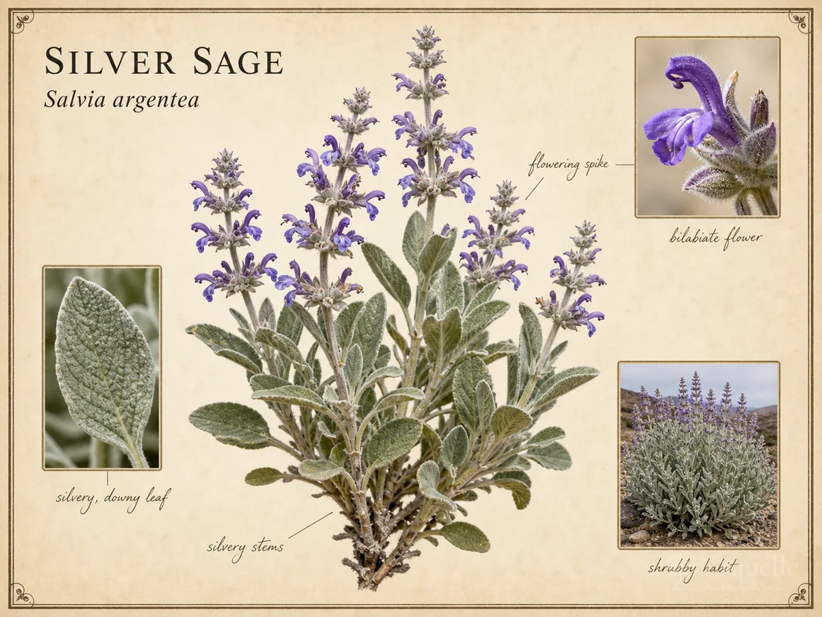 Silver Sage (Salvia argentea)