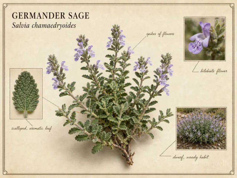 Germander Sage (Salvia chamaedryoides)