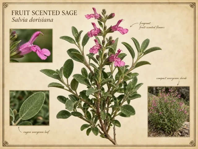 Fruit Scented Sage (Salvia dorisiana)