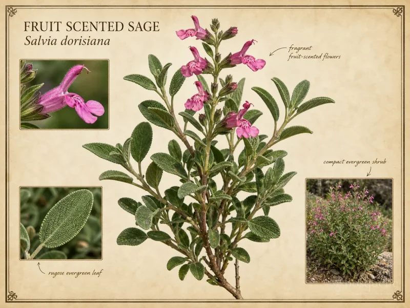 Fruit Scented Sage (Salvia dorisiana)