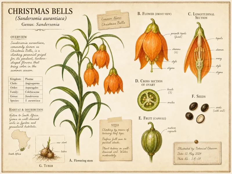 Christmas Bells (Sandersonia aurantiaca)