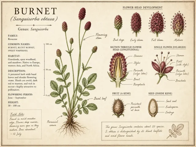 Burnet (Sanguisorba obtusa)