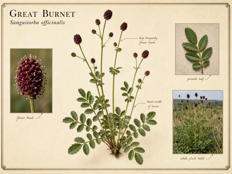 Great Burnet (Sanguisorba officinalis)