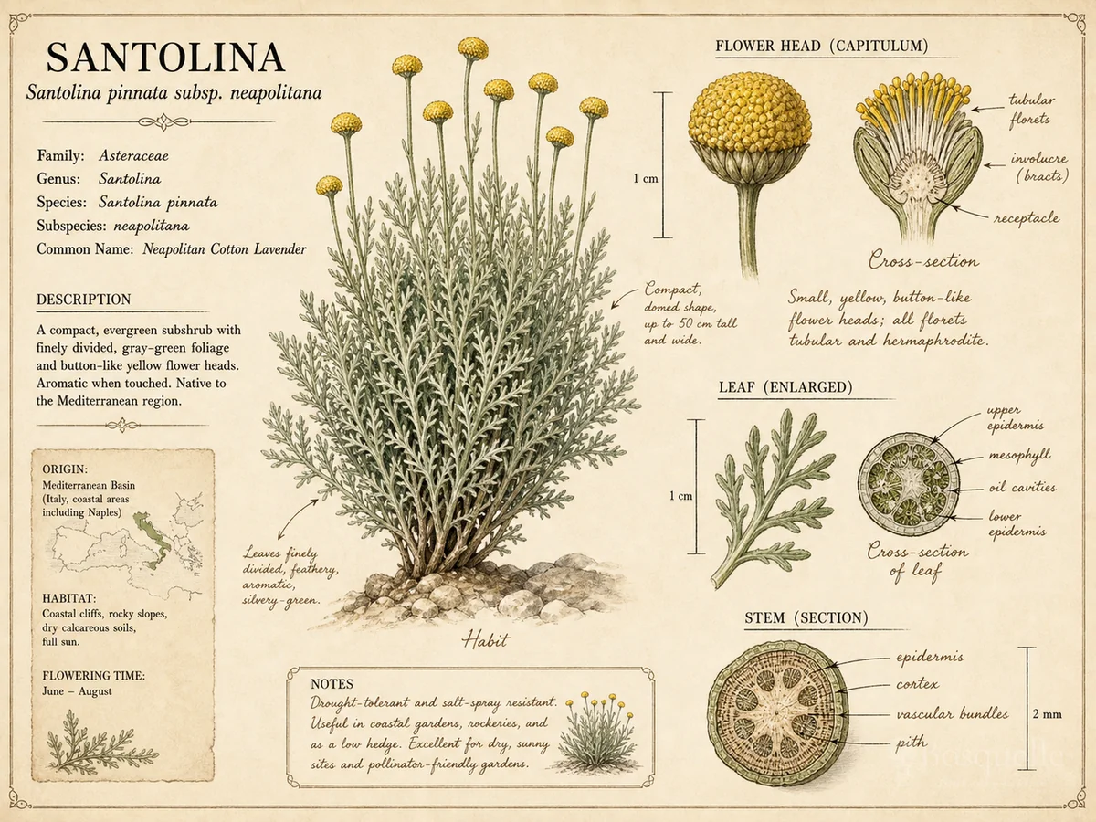 Santolina (Santolina pinnata subsp. neapolitana)