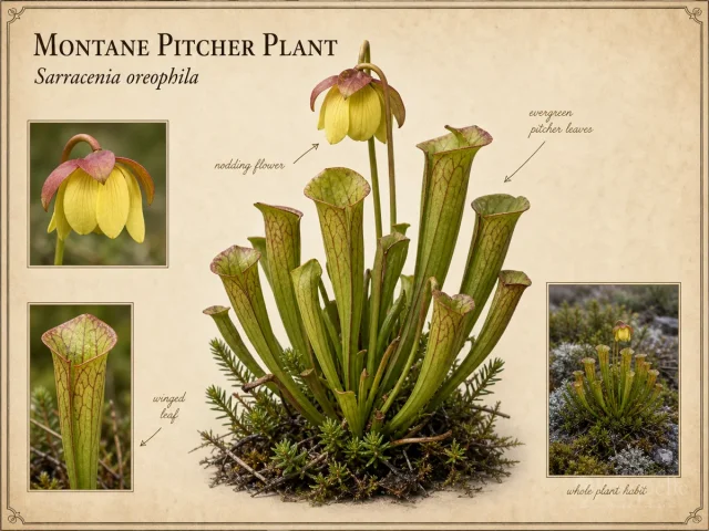 Montane Pitcher Plant (Sarracenia oreophila)