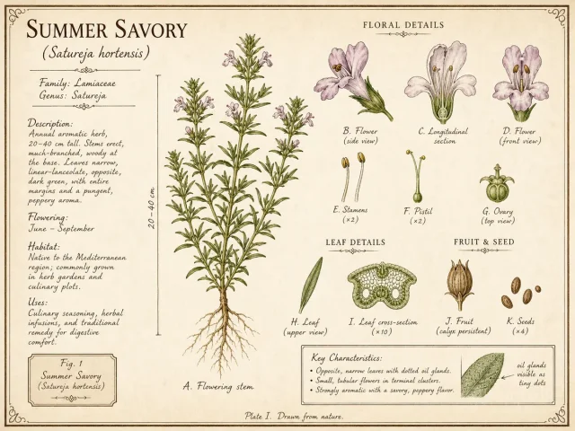 Summer Savory (Satureja hortensis)