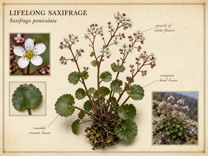 Lifelong Saxifrage (Saxifraga paniculata)