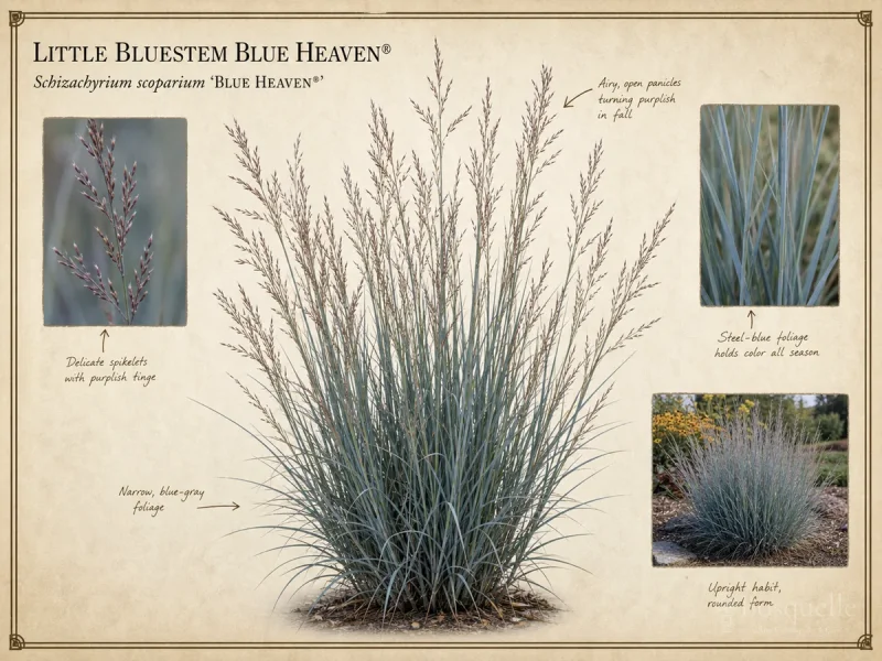 Little Bluestem BLUE HEAVEN® (Schizachyrium scoparium BLUE HEAVEN®)