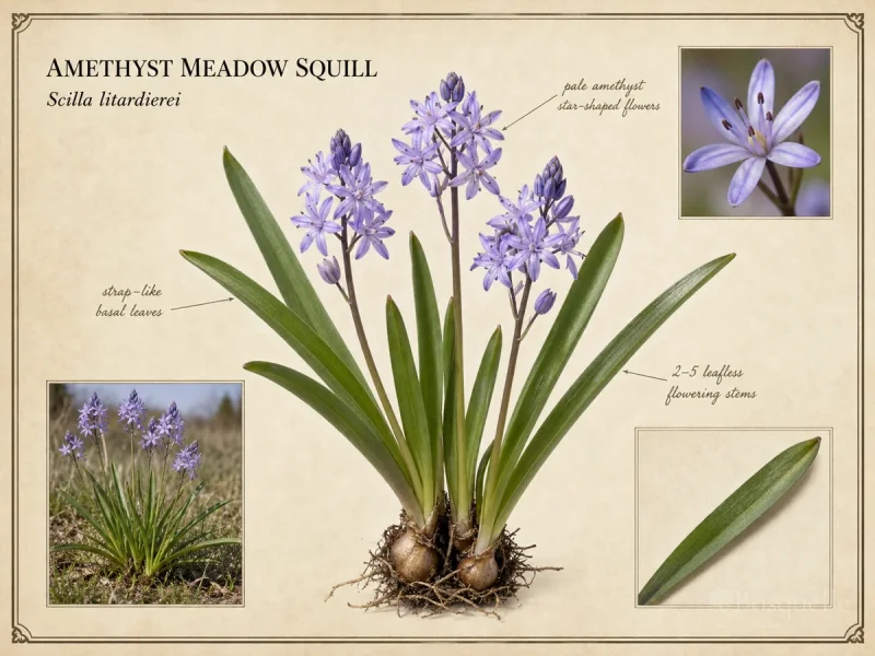 Amethyst Meadow Squill (Scilla litardierei)