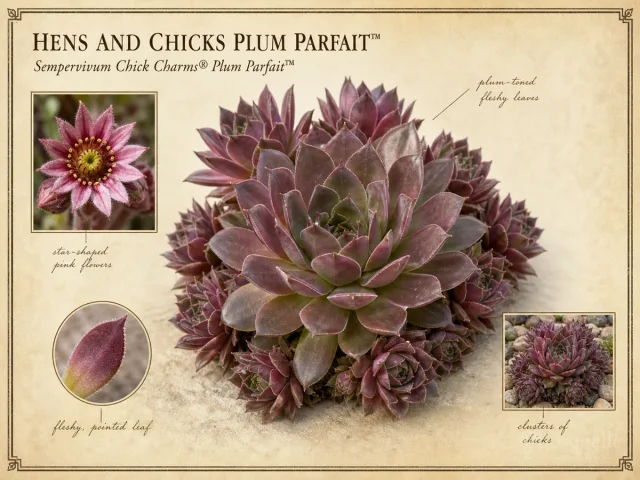 Hens and Chicks Plum Parfait™