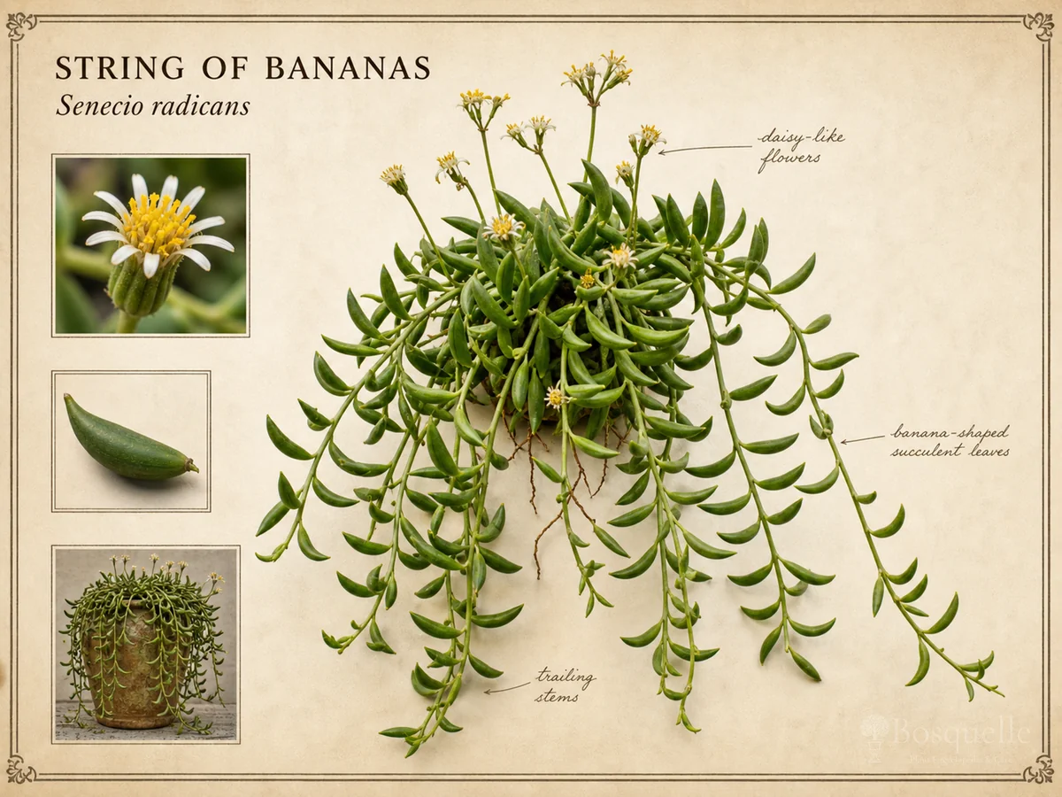 String of Bananas botanical diagram