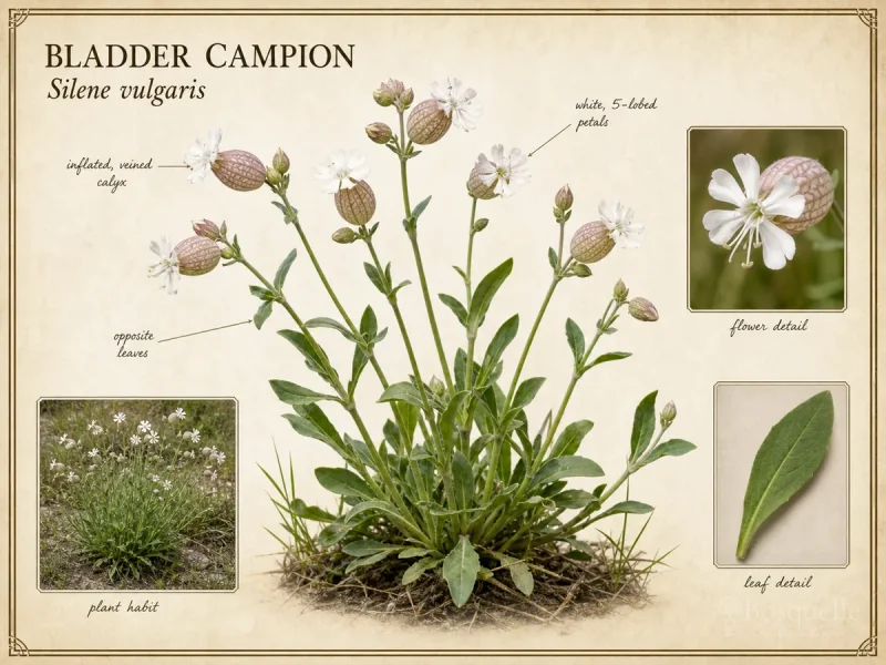 Bladder Campion (Silene vulgaris)