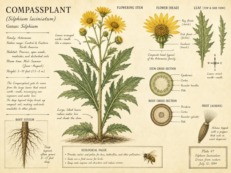 Compassplant (Silphium laciniatum)