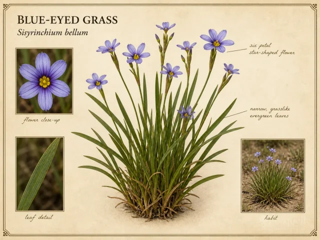 Blue-Eyed Grass (Sisyrinchium bellum)