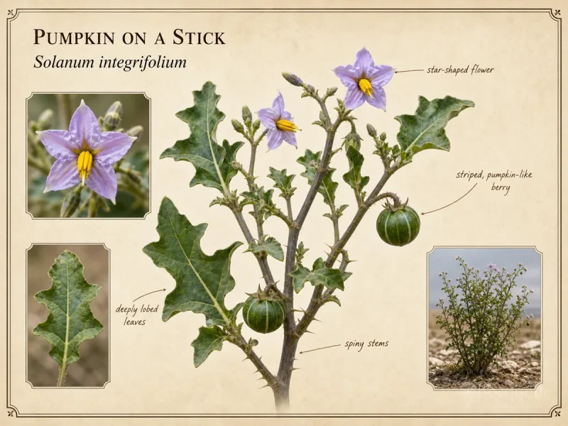 Pumpkin on a Stick — Transplant after nights stay above 55°F