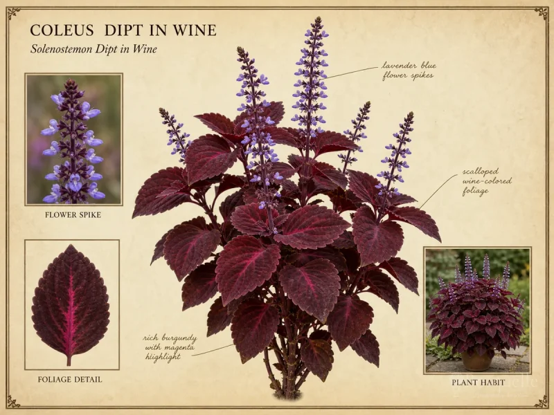 Coleus  Dipt in Wine (Solenostemon Dipt in Wine)