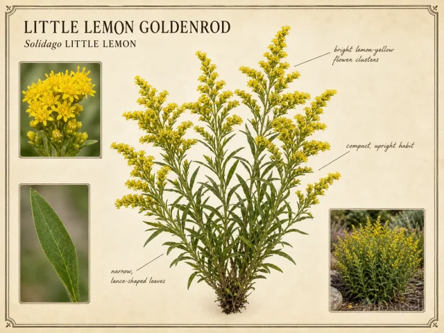 Little Lemon Goldenrod — Checks that clear plant-out, spacing, and contain…