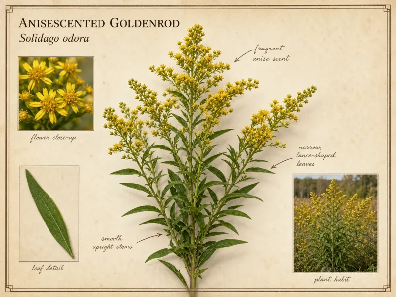 Anisescented Goldenrod — Other goldenrod and allies (8)