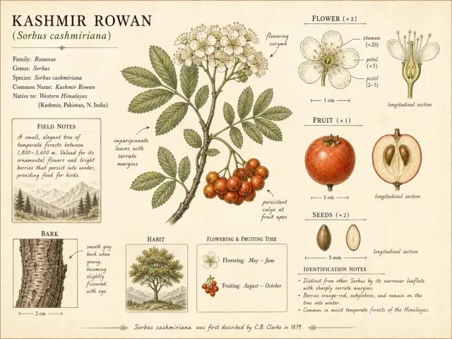 Kashmir Rowan (Sorbus cashmiriana)