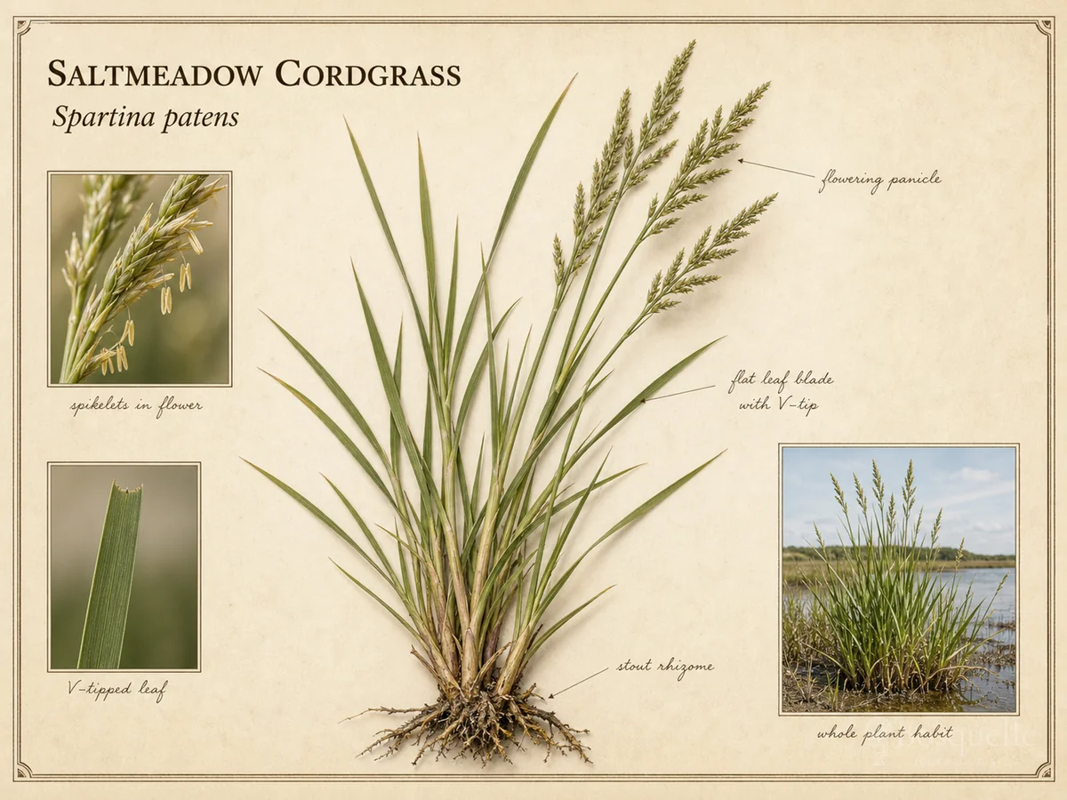 Saltmeadow Cordgrass (Spartina patens)