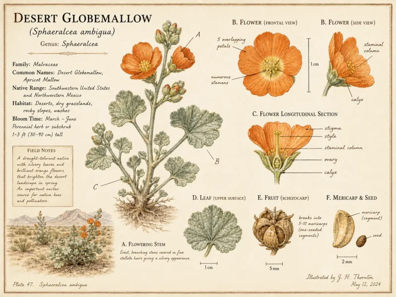 Desert Globemallow (Sphaeralcea ambigua)