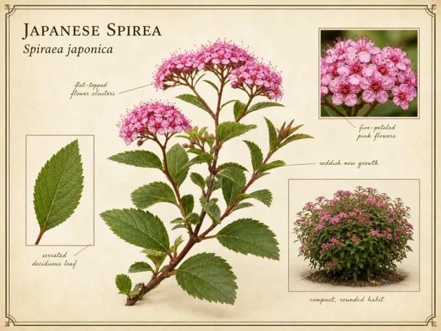 Japanese Spirea (Spiraea japonica)