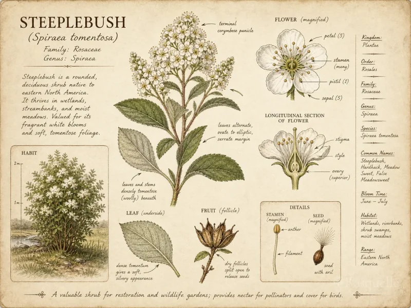 Steeplebush (Spiraea tomentosa)